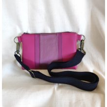 Fruzsi ciclamen estuche con cremallera ortiga mediana 