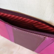 Luna ciklámen cipzáras varálható kistáska