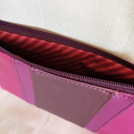 Luna ciklámen cipzáras varálható kistáska