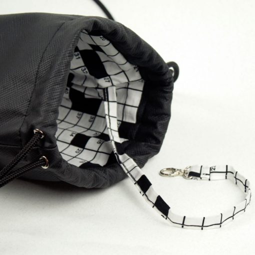 Zsuzsi fekete hátizsák gymbag kis méretű