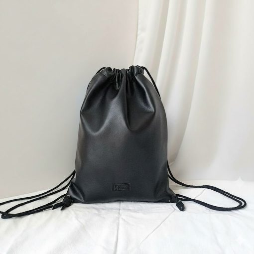 Zsuzsi fekete hátizsák gymbag