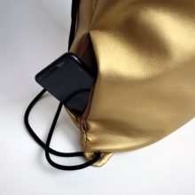 Zsuzsi gold gymbag