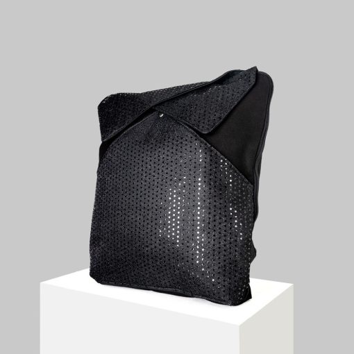 Origami hátizsák fekete színben