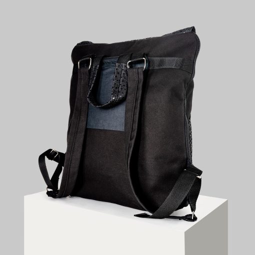 Origami hátizsák fekete színben