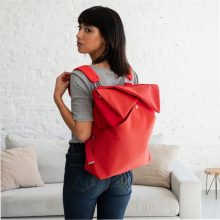 hátizsák vízálló piros nagy méret laptop